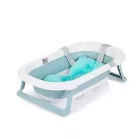 Chipolino Isla skládací vanička s síťovanou vložkou pro miminko 81 cm-blue