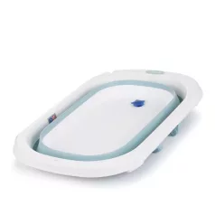   Chipolino Isla skládací vanička s síťovanou vložkou pro miminko 81 cm-blue