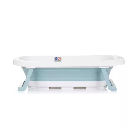 Chipolino Isla skládací vanička s síťovanou vložkou pro miminko 81 cm-blue