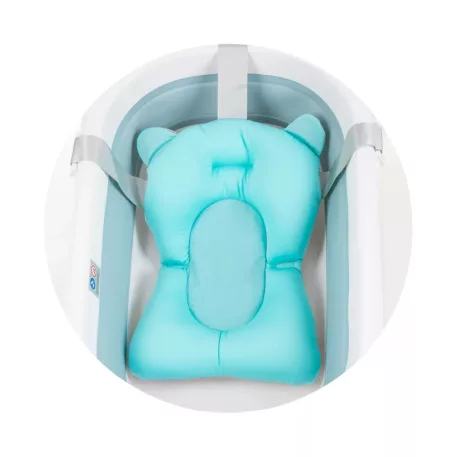 Chipolino Isla skládací vanička s síťovanou vložkou pro miminko 81 cm-blue