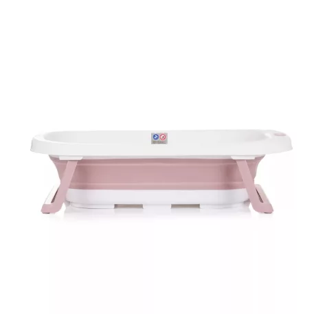 Chipolino Isla skládací vanička s síťovanou vložkou pro miminko 81 cm- Pink