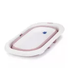 Chipolino Isla skládací vanička s síťovanou vložkou pro miminko 81 cm- Pink