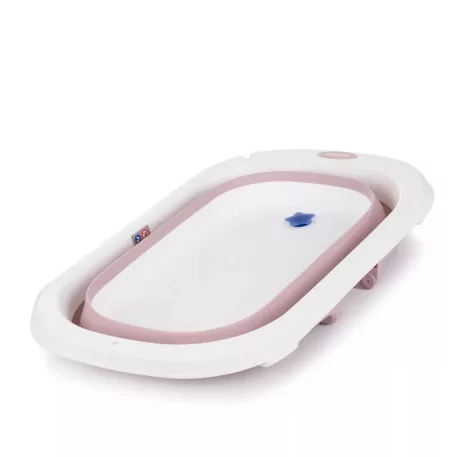 Chipolino Isla skládací vanička s síťovanou vložkou pro miminko 81 cm- Pink