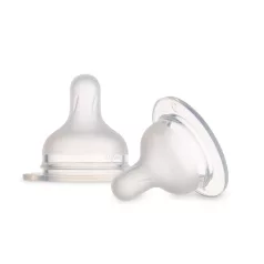   Canpol babies savička silikonová k lahvi S-Shape 9m+ 2ks rychlá