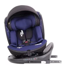   ISOFIX 360° otočná bezpečnostní autosedačka Mama Kiddies iSize Power GT2 (40-150 cm) v modré barvě s dárkem – sluneční clonou