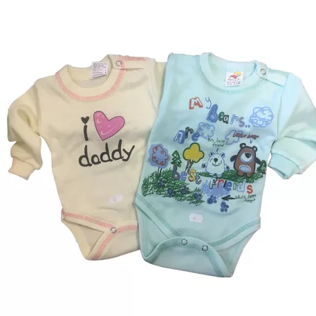 1 ks chlapecké body s dlouhým rukávem – vel. 86