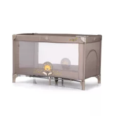 Cestovní postýlka Chipolino Capri Fix – Lion Beige