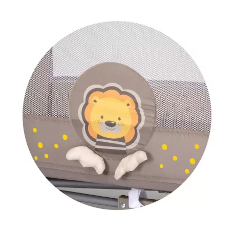 Cestovní postýlka Chipolino Capri Fix – Lion Beige