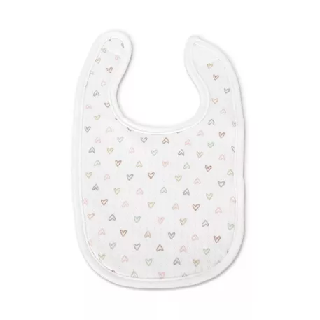 Lorelli Natural textilní bryndáčky / slintáčky na suchý zip, 3 ks – pro holčičky