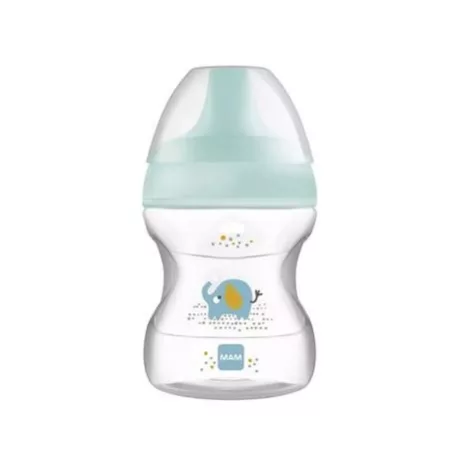 MAM Learn To Drink Cup učicí hrnek 190 ml, 6m+ – modrý