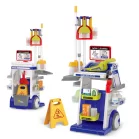 Mama Kiddies® úklidový vozík s vysavačem – modro-bílý