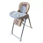Mama Kiddies® Lylyan multifunkční jídelní židlička v béžové barvě s medvídkovým vzorem + Dárek