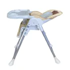 Mama Kiddies® Lylyan multifunkční jídelní židlička v béžové barvě s medvídkovým vzorem + Dárek