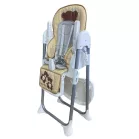 Mama Kiddies® Lylyan multifunkční jídelní židlička v béžové barvě s medvídkovým vzorem + Dárek
