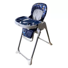   Mama Kiddies® Lylyan multifunkční jídelní židlička v modré barvě + Dárek