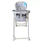Mama Kiddies® Lylyan multifunkční jídelní židlička v bílé barvě s lesním vzorem + Dárek