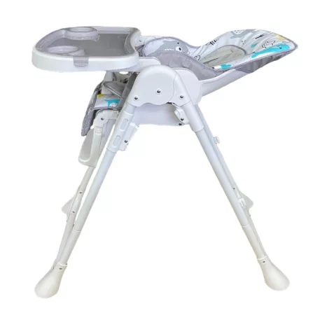 Mama Kiddies® Lylyan multifunkční jídelní židlička v bílé barvě s lesním vzorem + Dárek