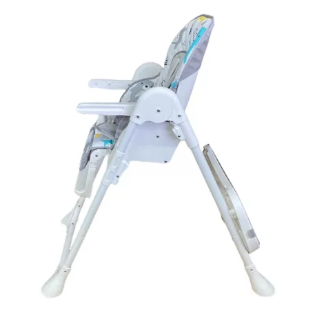 Mama Kiddies® Lylyan multifunkční jídelní židlička v bílé barvě s lesním vzorem + Dárek