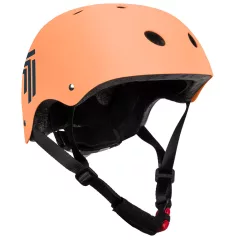   7-Brand sportovní helma – v černo-oranžové barvě – 52–56 cm