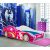 Mama Kiddies 160x80-cm dětská postel s designem auta- se vzorem Princess Rainbow