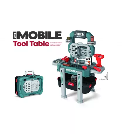 Workbench 78 dílný montážní stolek s elektronickým šroubovákem