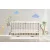 Mama Kiddies® Sofie Dreams 5dílné dětské povlečení s 360° mřížkou Dancing Bunny v šedé barvě