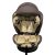 ISOFIX 360° otočná autosedačka Mama Kiddies Murphy Bear (40-150 cm iSize) v béžovo-hnědé barvě se sluneční stříškou