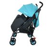 Mama Kiddies Mignon full extra sportovní kočárek skládatelný na deštník v tyrkysové barvě + dárek