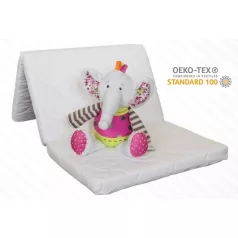   Mama Kiddies® Sofie Dreams skládací pěnová matrace 120 × 60 × 5 cm se snímatelným prošívaným potahem