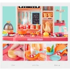 65 kusová Mama Kiddies® KitchenStar set dětská kuchyňka - v růžové barvě