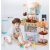 43 kusová Mama Kiddies KitchenStar set dětská kuchyňka - v oranžové barvě