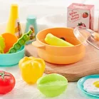 Mama Kiddies® KitchenStar dětská kuchyňka s příslušenstvím – 43 dílů, oranžová