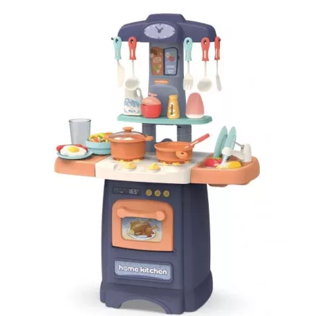 Mama Kiddies® Effluent Kitchen dětská kuchyňka – 29 dílů, modrá