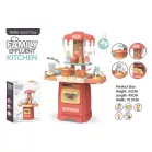Mama Kiddies® Effluent Kitchen dětská kuchyňka – 29 dílů, růžová