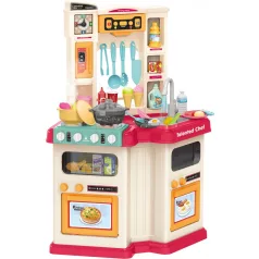   67-dílná Mama Kiddies Talented Chef dětská kuchyňka - červená