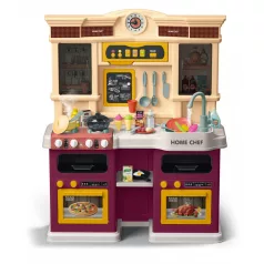   Mama Kiddies® Home Chef 85 dílná dětská kuchyňská sada ve fialové barvě