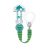 Gumový kryt MAM Clip+Suction / Clip-It+cover - růžový tygr