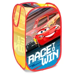 Skládací koš na hračky 36 × 36 × 58 cm – Auta (Cars)