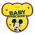 Tabulka do auta s přísavkou Dítě v autě - BABY ON BOARD - Mickey