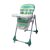 Dětská multifunkční jídelní židle Mama Kiddies Ariel bílo-zelená