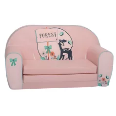  Mama Kiddies® prémiové rozkládací dvojkřeslo pro děti - Doe Forest