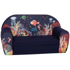   Mama Kiddies® prémiové rozkládací dvojkřeslo pro děti- Under the Sea