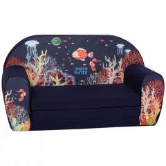   Mama Kiddies® prémiové rozkládací dvojkřeslo pro děti- Under the Sea