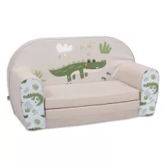   Mama Kiddies® prémiové rozkládací dvojkřeslo pro děti – Crocodile