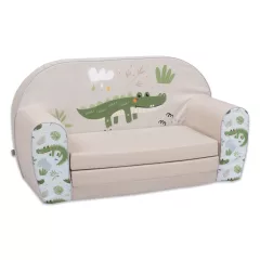   Mama Kiddies® prémiové rozkládací dvojkřeslo pro děti – Crocodile