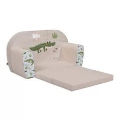   Mama Kiddies® prémiové rozkládací dvojkřeslo pro děti – Crocodile