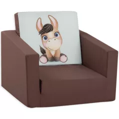   Mama Kiddies® Jednolůžková rozkládací pohovka - Cute Farma