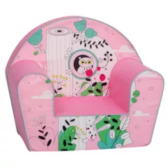   Mama Kiddies® prémiové dětské křesílko - Owl in the Circle
