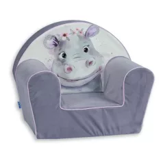 Mama Kiddies® prémiové dětské křesílko - Hippo Velvet