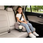 Mama Kiddies® HappyRide i-Size podsedák 125–150 cm – béžový, Pony + dárek: držák na nápoj